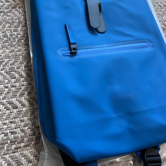 RAINS Waves Roll top rucksack backback - Picture 3 of 5